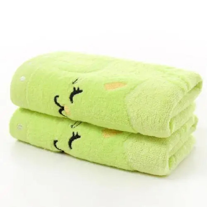 Cute Cat Musical Note Child Soft Towel Water Absorbing for Home Bathing Shower Household Towel Children'S Cartoon Bath Towel
