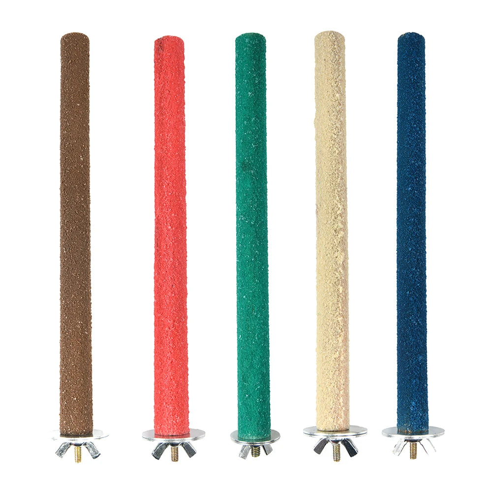 Pet Bird Chew Toys Parrot Perches Stand Platform Cage Toy Paw Grinding Clean Toys for Parrot Bites Parakeet Bird Toys