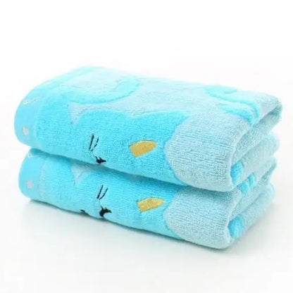 Cute Cat Musical Note Child Soft Towel Water Absorbing for Home Bathing Shower Household Towel Children'S Cartoon Bath Towel