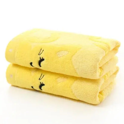 Cute Cat Musical Note Child Soft Towel Water Absorbing for Home Bathing Shower Household Towel Children'S Cartoon Bath Towel